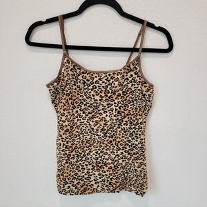 Deb Leopard Print Spaghetti Strap Tank Top Women’s M